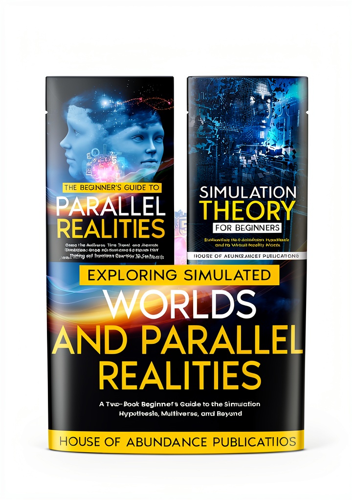 Kindle eBook cover showcasing Exploring Simulated Worlds & Parallel Realities series