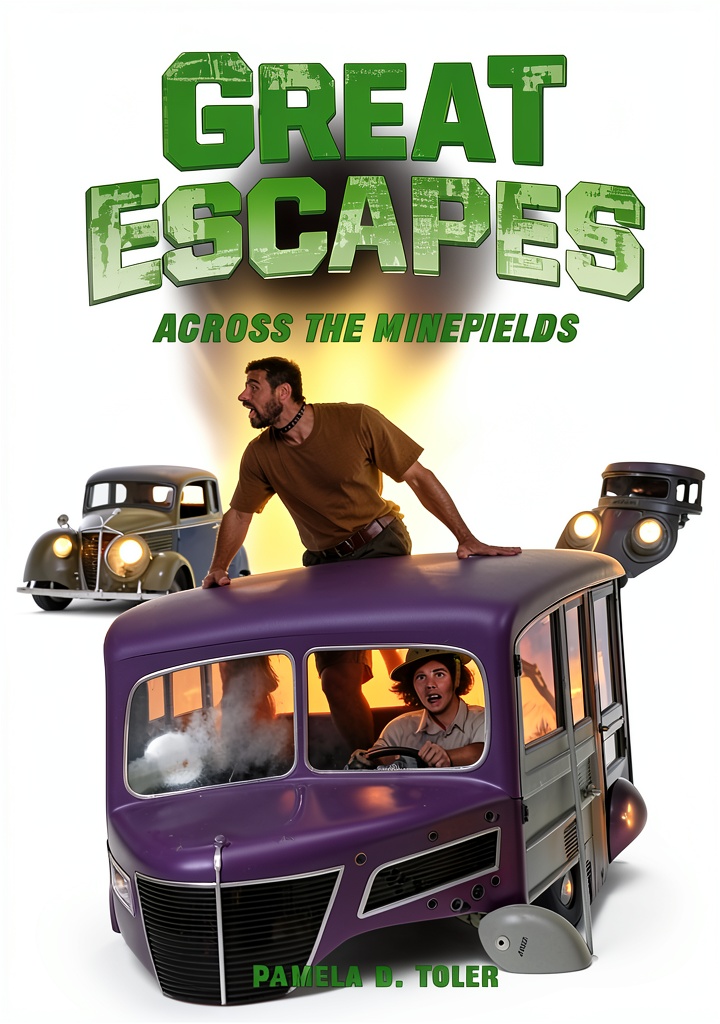 Children reading Great Escapes book on a tablet