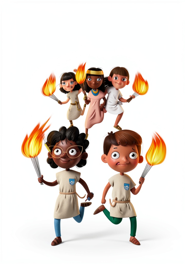 Children reading The Secret Explorers book in a classroom setting