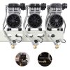 Solid Brass 3-Port Air Compressor Check Valve G1/8" x G3/8" x G1/2" Male Threaded Tube Connector Non-Return Valve-5