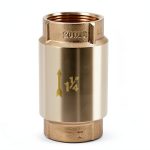 Check Valve Bzcovac 1-1/4" FNPT Lead-Free Brass One-Way Valve-0