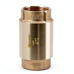 Check Valve Bzcovac 1-1/4" FNPT Lead-Free Brass One-Way Valve-0