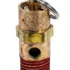 KEECAO 1/4'' Male 150 PSI NPT Brass Safety Check Valve-0