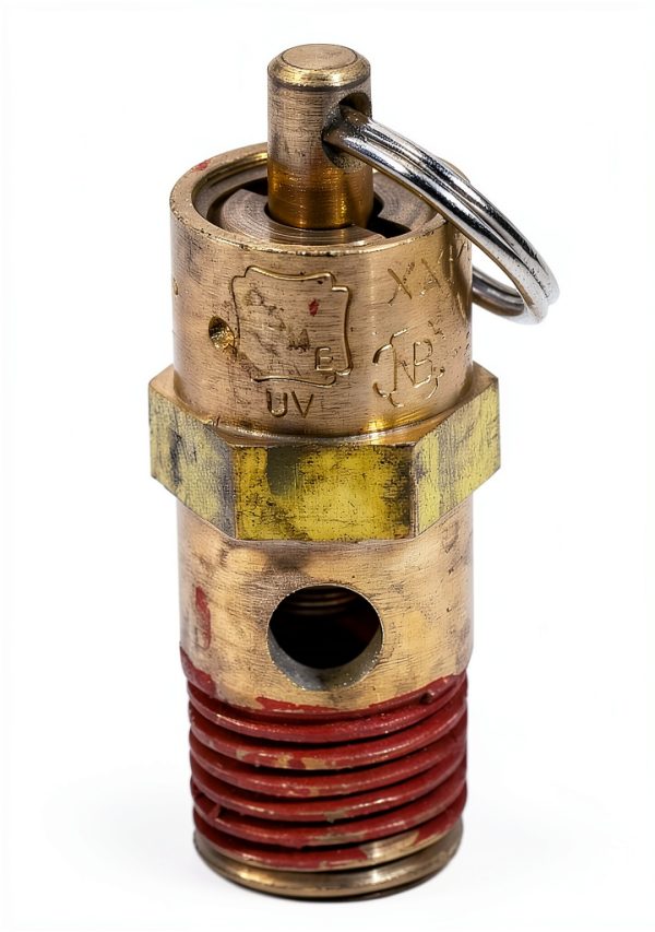 KEECAO 1/4'' Male 150 PSI NPT Brass Safety Check Valve-0