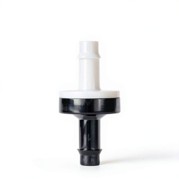 1/4" (6mm) One Way Inline Check Valve Plug-in Barb Non Return Valve ABS Plastic Water Air Systems Stop Check Valve for Liquids 6PCS-4