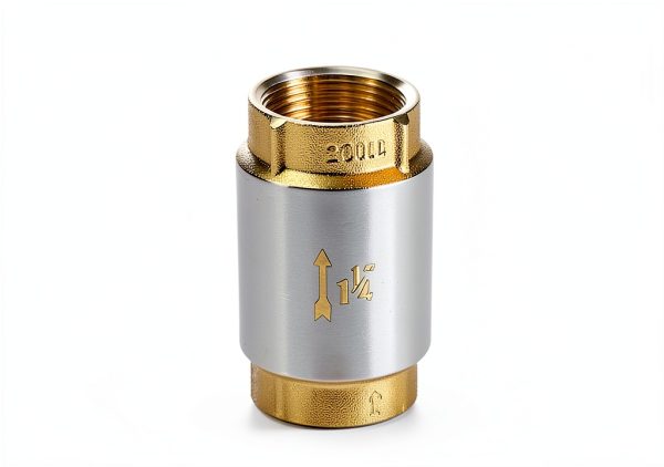 Check Valve Bzcovac 1-1/4" FNPT Lead-Free Brass One-Way Valve-3