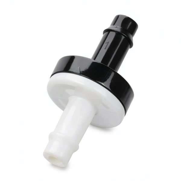 1/4" (6mm) One Way Inline Check Valve Plug-in Barb Non Return Valve ABS Plastic Water Air Systems Stop Check Valve for Liquids 6PCS-5