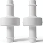 BBTUS 1/4 inch 6mm PVDF ozonator One-way Check Valve for Hot Tub Spa-0