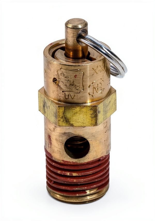 KEECAO 1/4'' Male 150 PSI NPT Brass Safety Check Valve-1