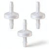 One Way Check Valve 1/8" Plastic ANPTGHT Non‑Return Hose Barb Pack of-0