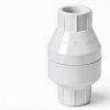 PVC Inline Check Valve 4 Pack Geetery White Backflow Preventer 1 Inch-4