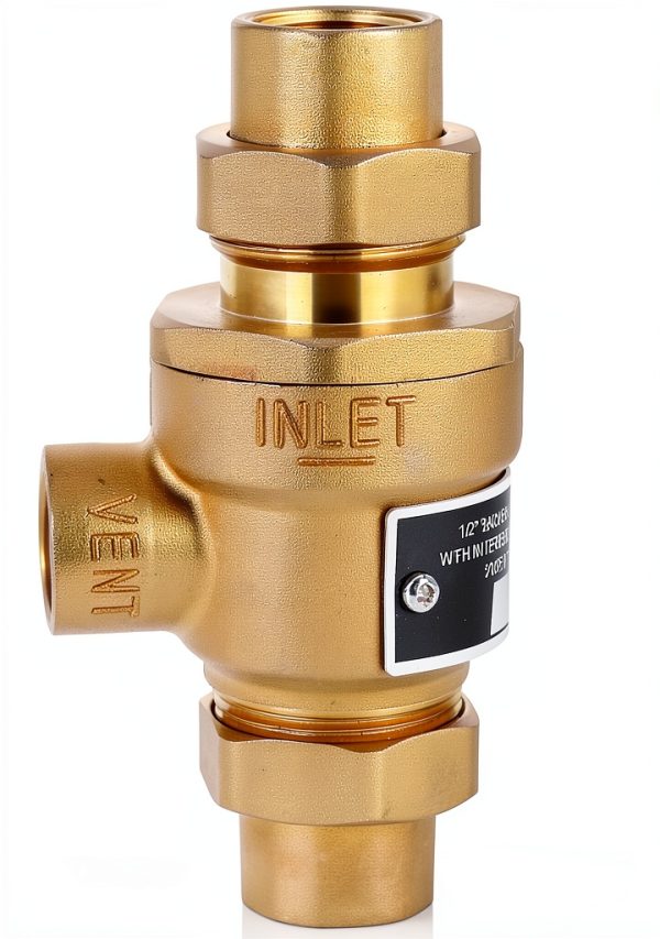 1/2" 9D-M3 Backflow Preventer Brass Dual Check Valve Pontuss 190T012-0