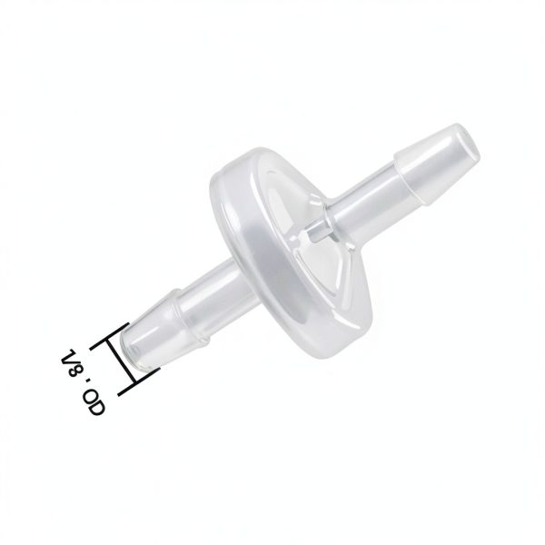 One Way Check Valve 1/8" Plastic ANPTGHT Non‑Return Hose Barb Pack of-1