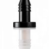 6 Pieces One Way Inline Check Valve Bulk 3/8 Inch 10 mm ABS Plug-in Check Valve Fuel Water Gas Air One-way for Liquids and Gas-3